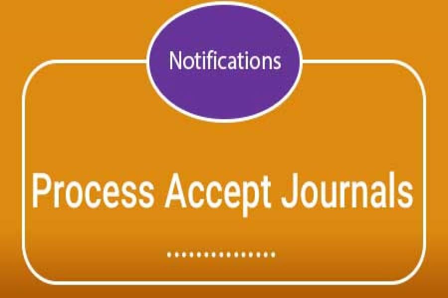 The application process for printing accepted articles in journals The application process for printing accepted articles in journals